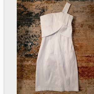 White One Strap Dress